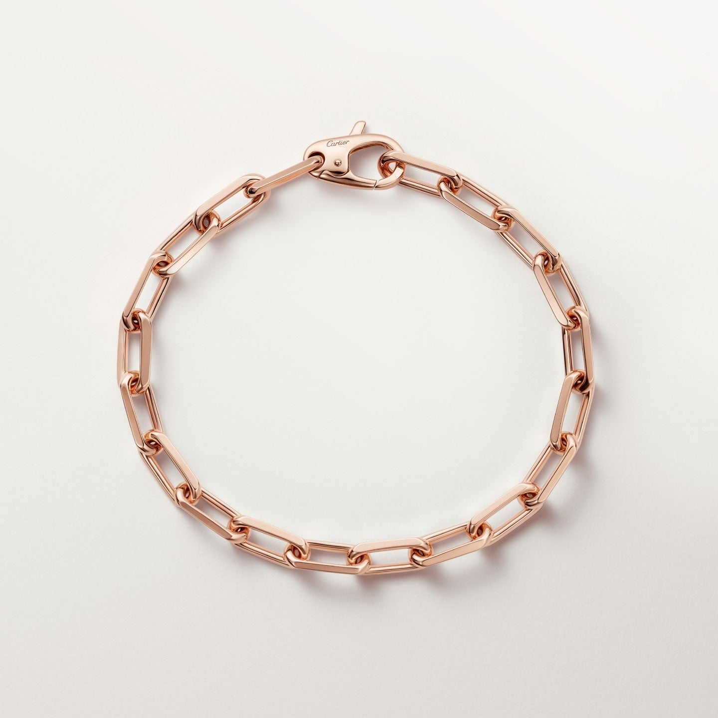 Bracelet Santos de Cartier, chaîne, moyen modèle