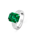 Solitaire Menuet Emeraude 5,66 cts