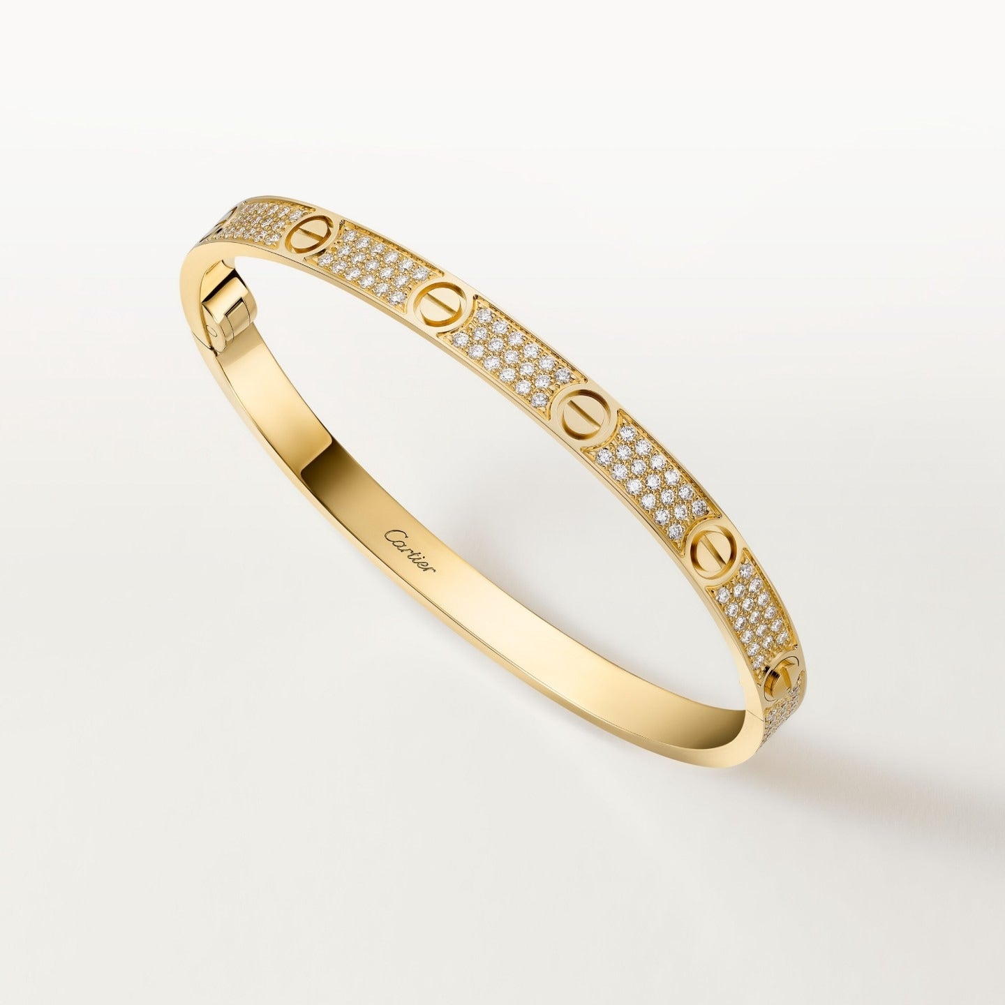 Bracelet LOVE, moyen modèle, pavé
