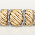 Bracelet Cartier Libre Tressage, diamants