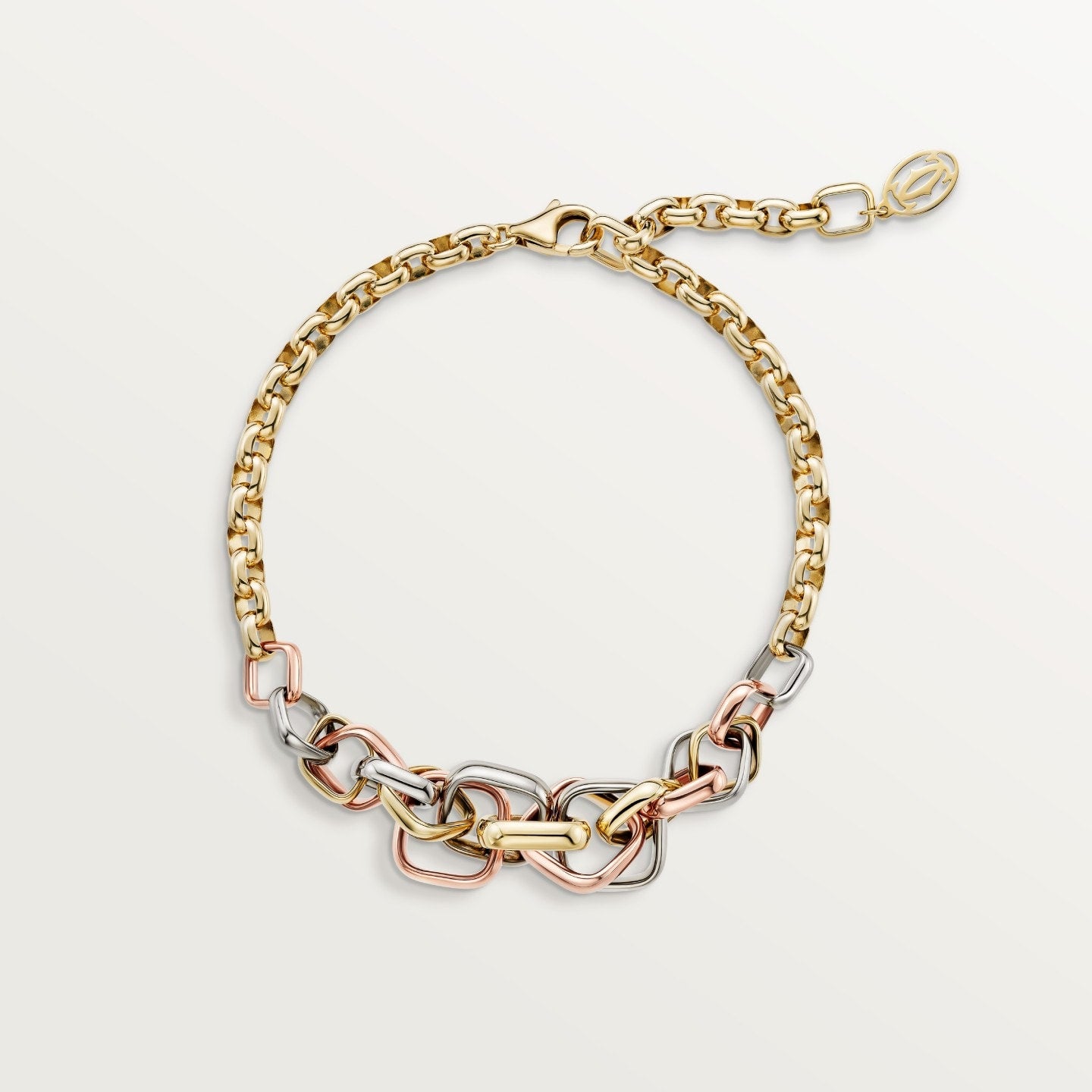 Bracelet Trinity, de forme coussin