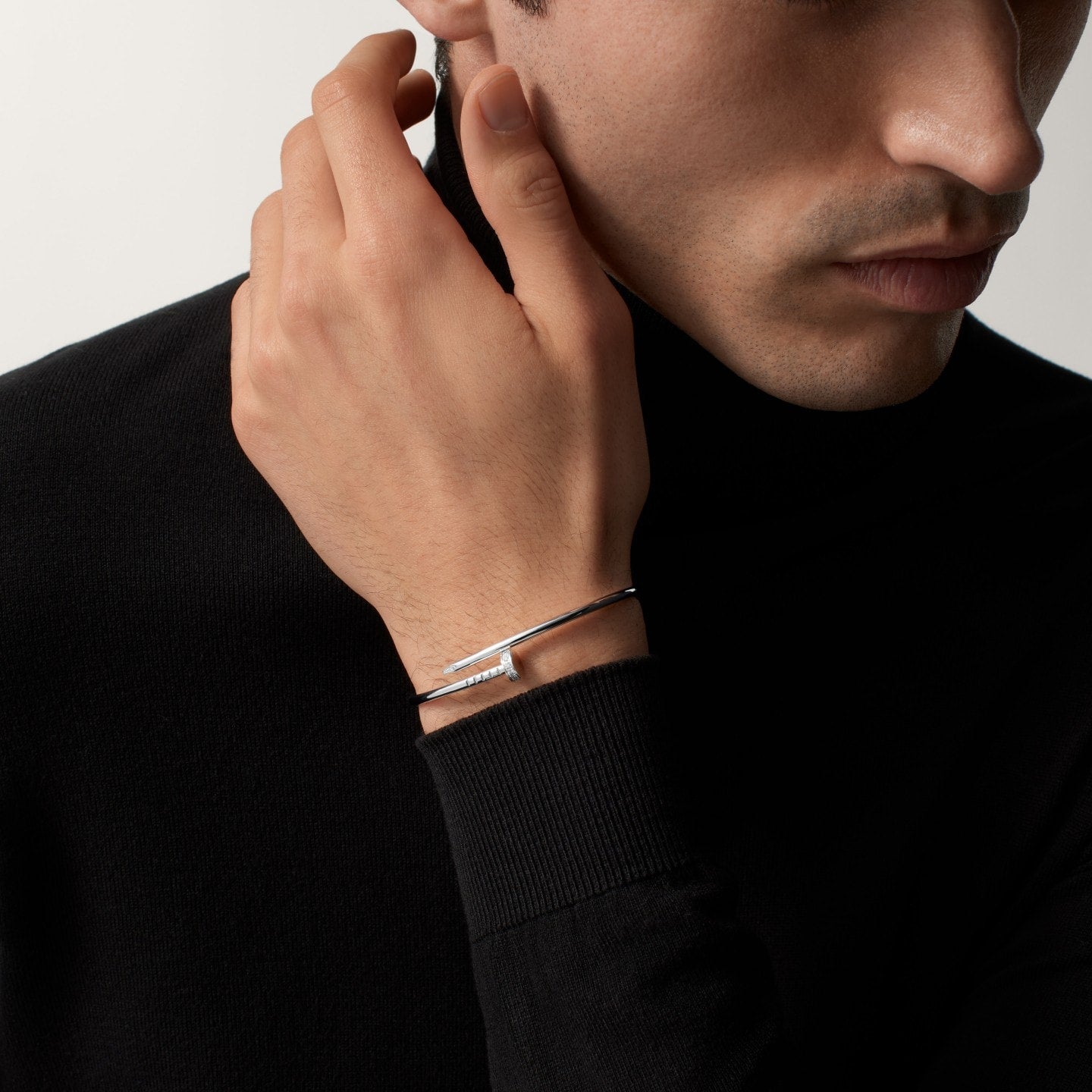 Bracelet Juste un Clou, petit modèle, diamants