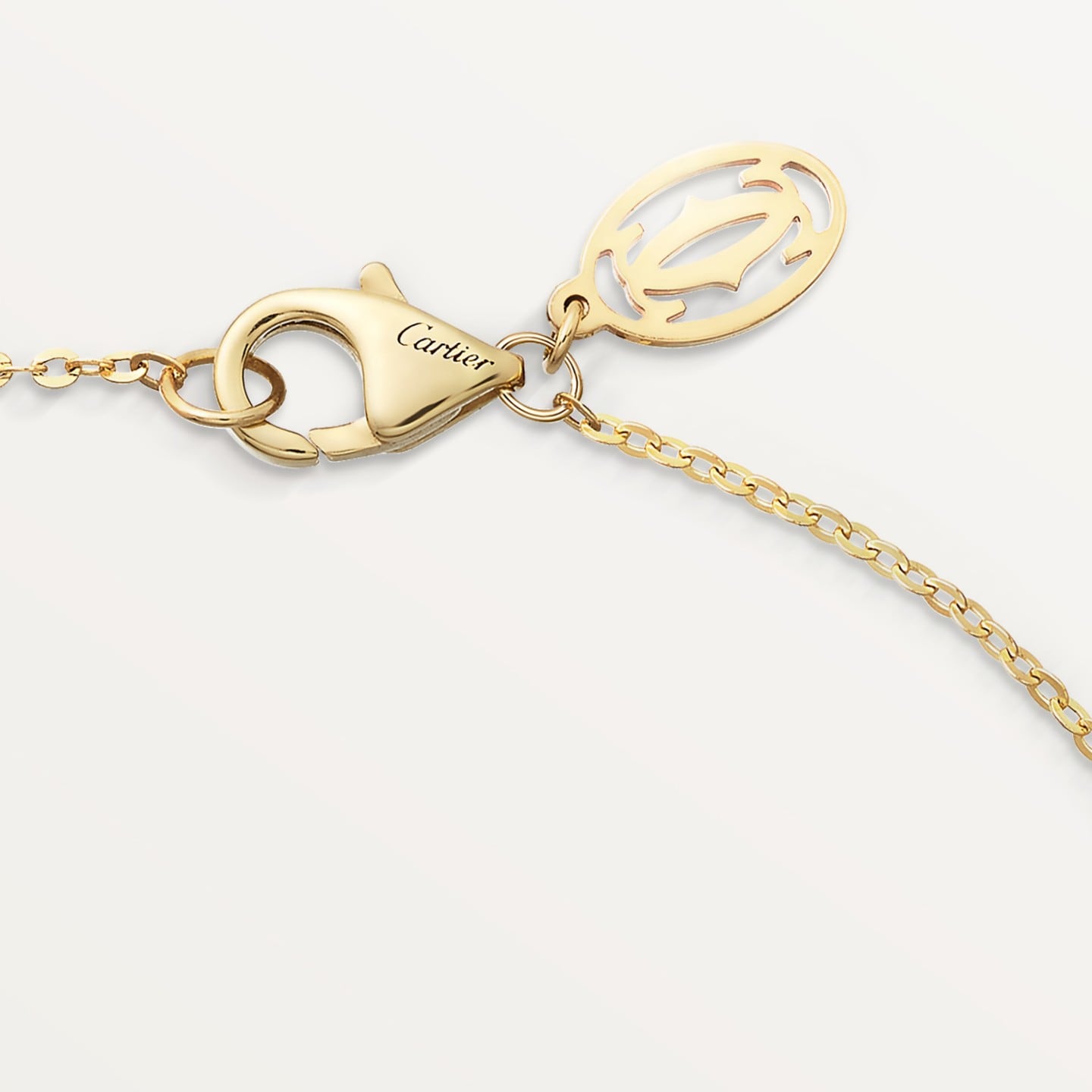 Bracelet Trinity, sur chaîne, diamant taille brillant