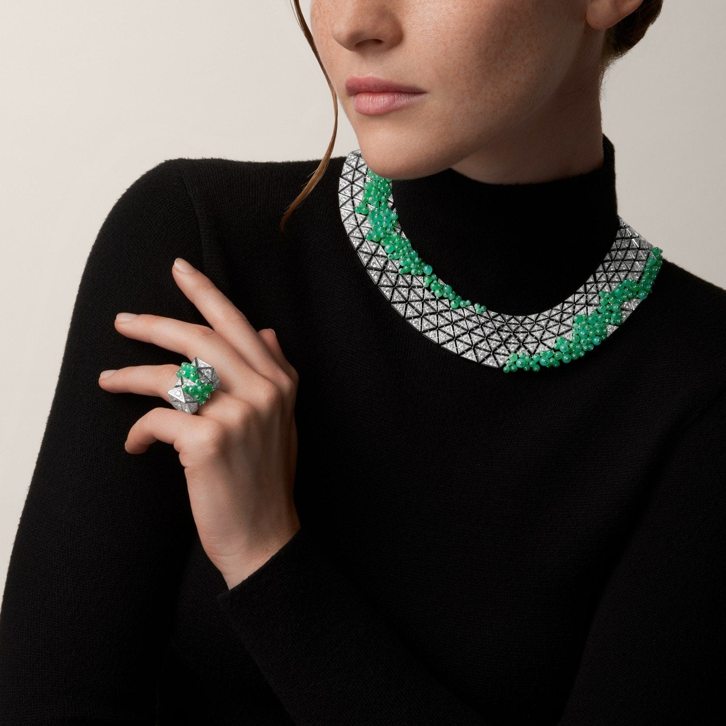 Collier Cartier Libre Tuttitutti, chrysoprase