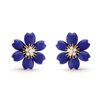 Boucles d’oreilles Rose de Noël petit modèle