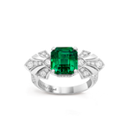 Solitaire Eventails Emeraude 2,92 cts