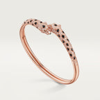 Bracelet Panthère de Cartier, semi-pavé