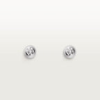 Puces d'oreilles Cartier d'Amour, 2 diamants taille brillant, petit modèle