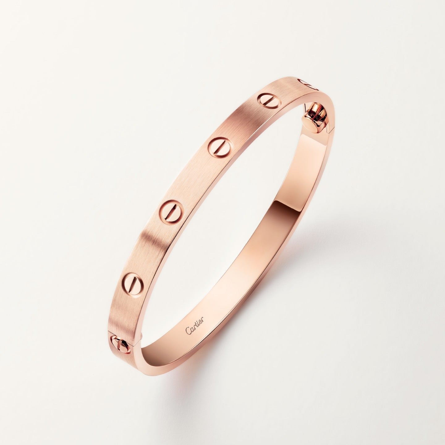 Bracelet LOVE, modèle classique, finition brossée