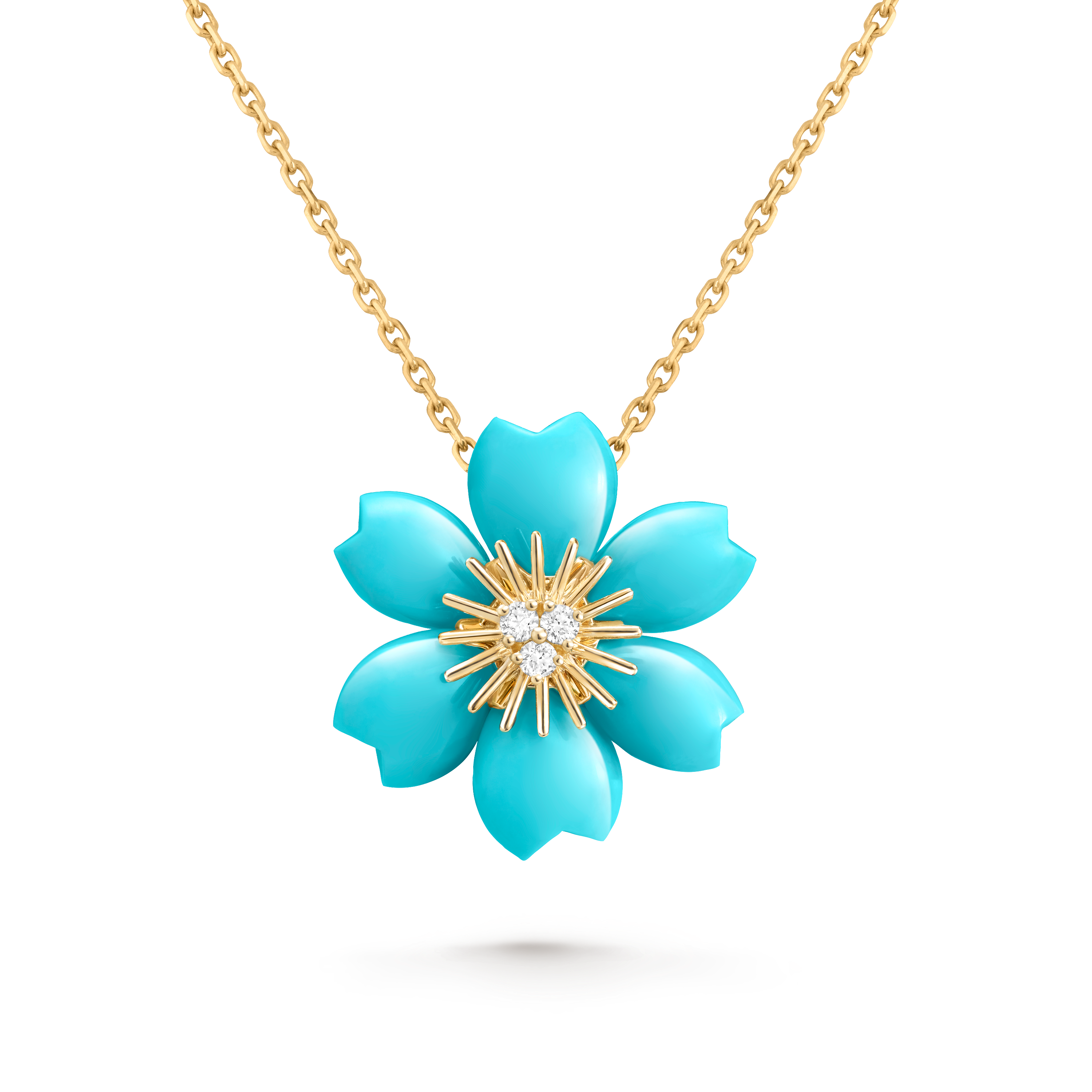 Pendentif Rose de Noël, mini modèle