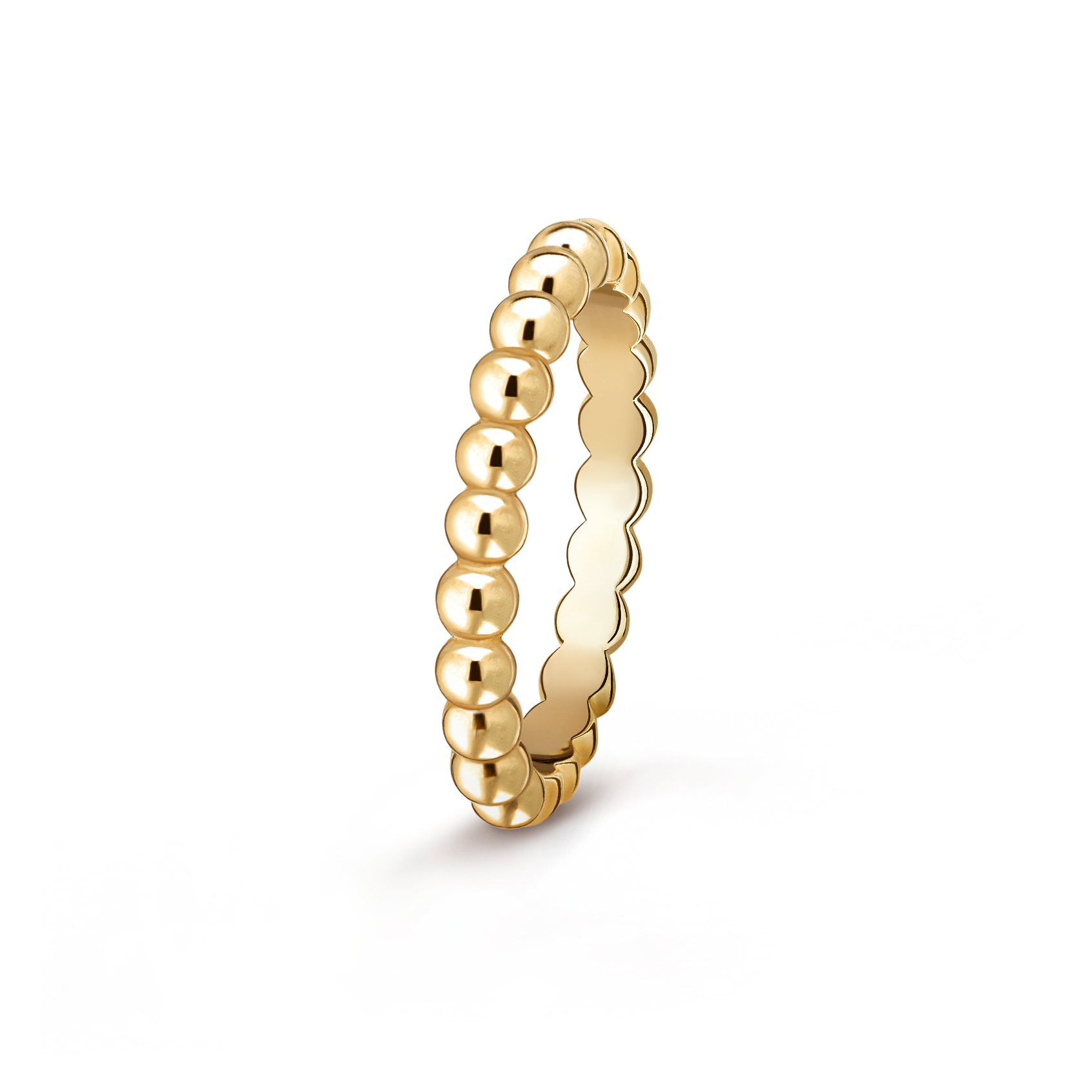 Bague Perlée perles d'or, moyen modèle