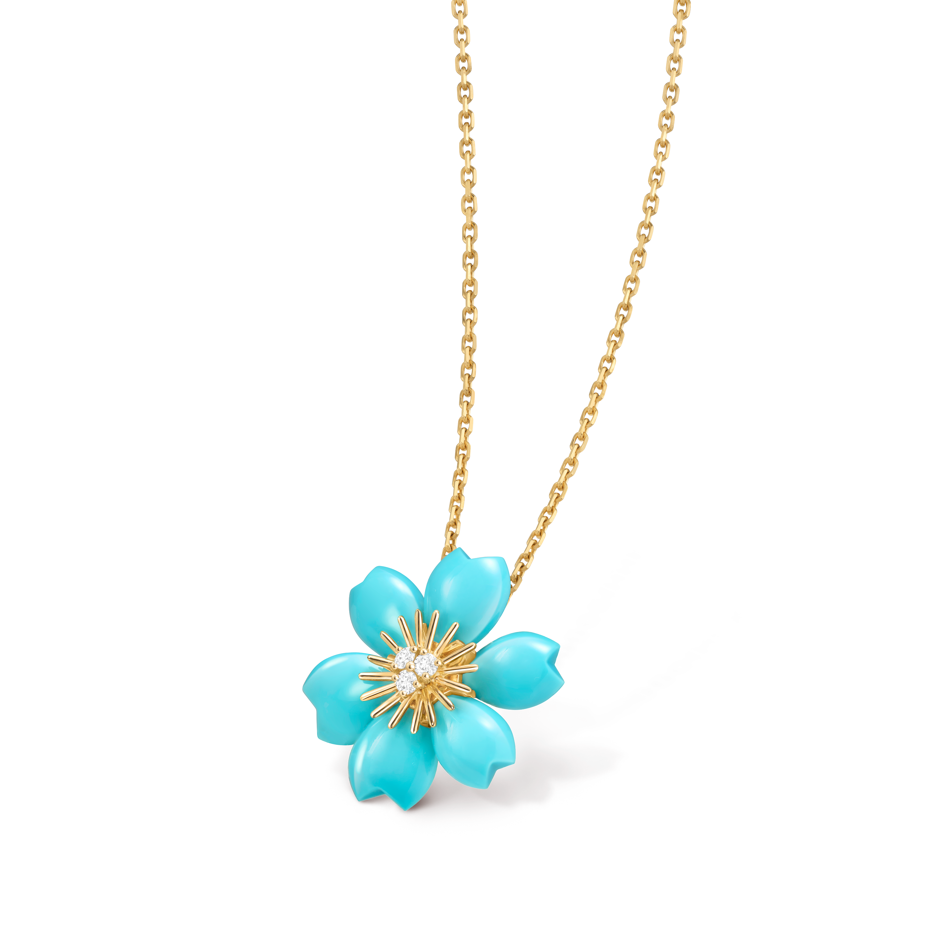 Pendentif Rose de Noël, mini modèle