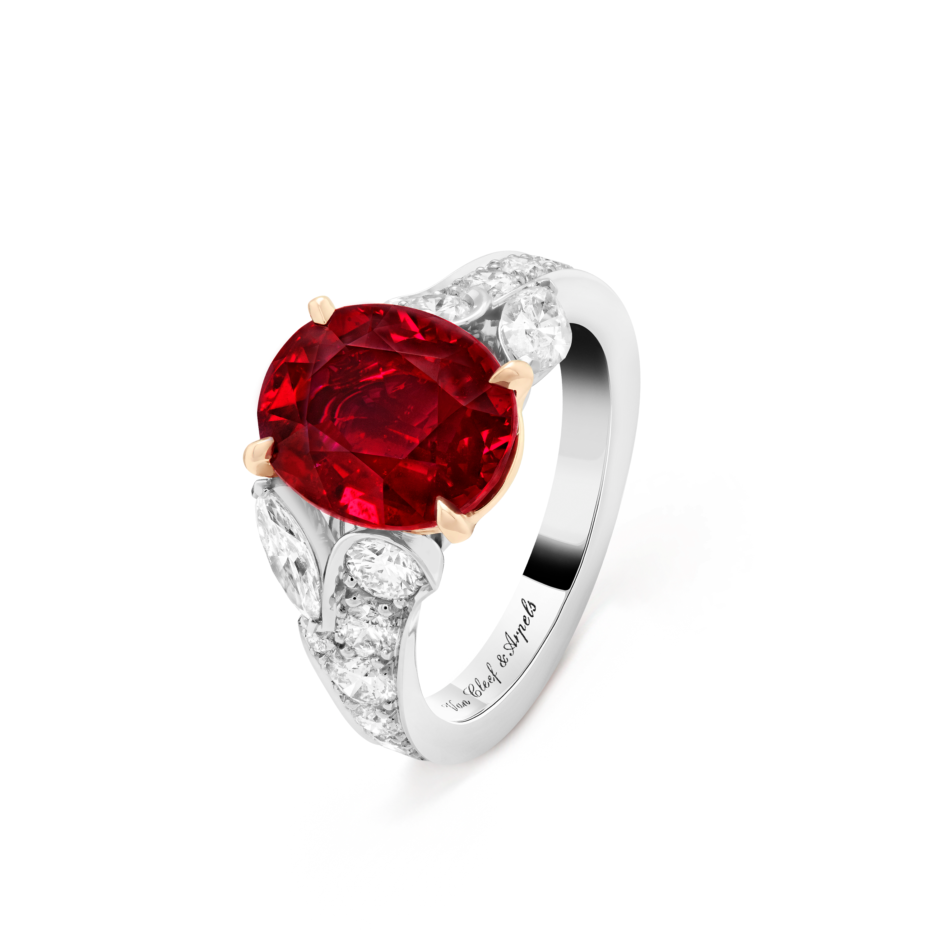 Solitaire Jasmin Rubis 5,19 cts