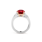 Solitaire Jasmin Rubis 5,19 cts