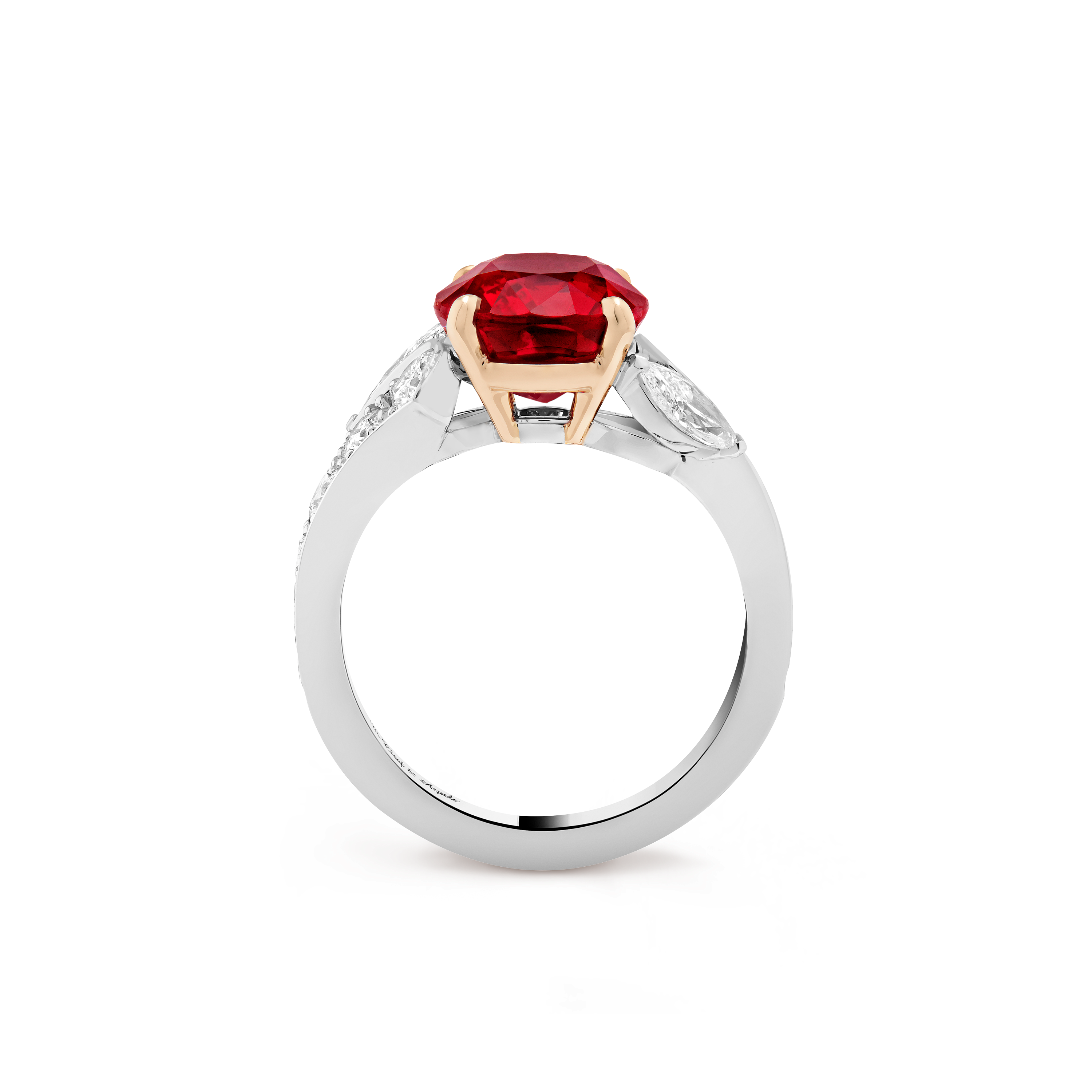 Solitaire Jasmin Rubis 5,19 cts