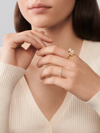 Bague Frivole 1 fleur petit modèle