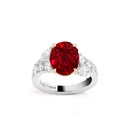 Solitaire Jasmin Rubis 5,19 cts