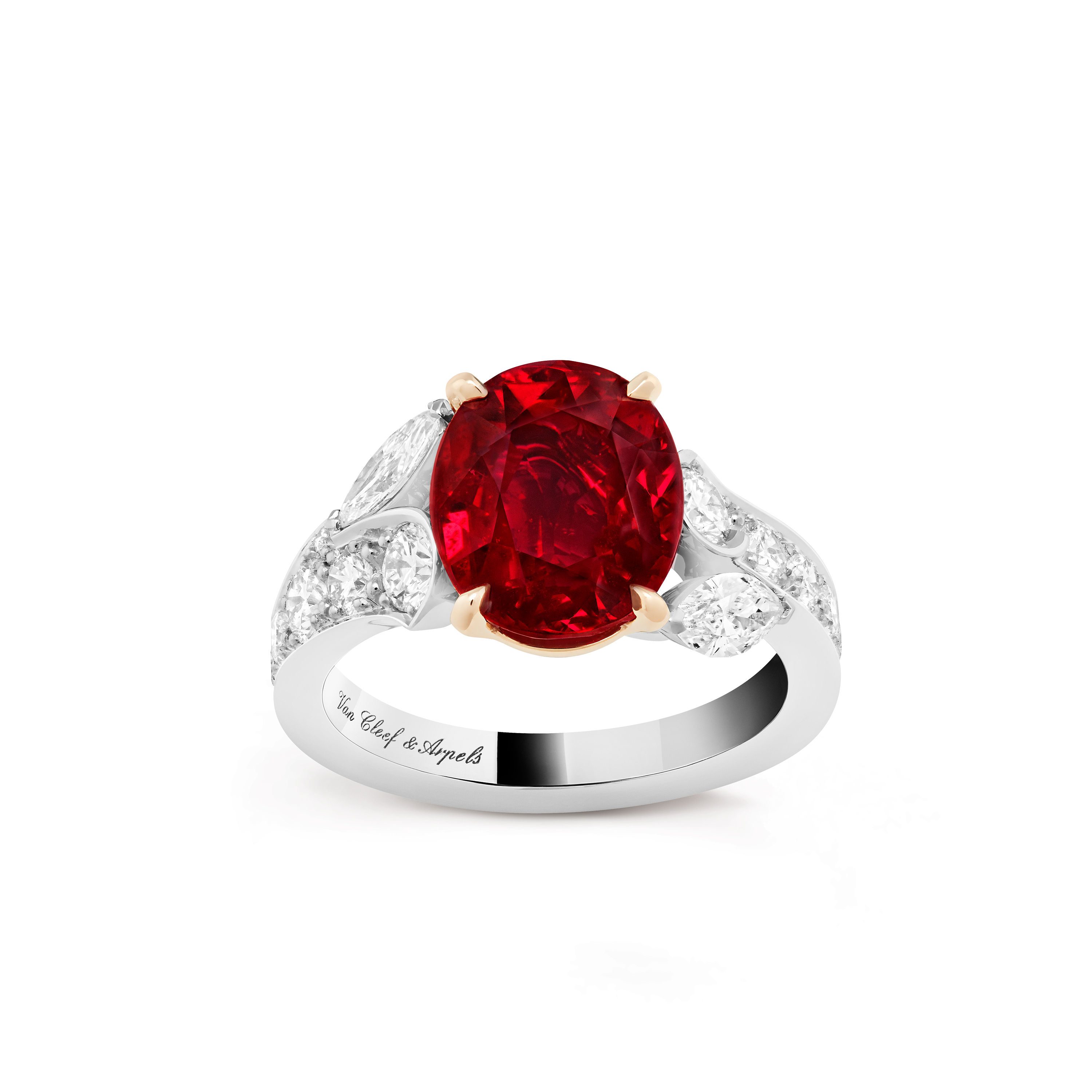 Solitaire Jasmin Rubis 5,19 cts