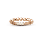 Bague Perlée perles d'or, moyen modèle