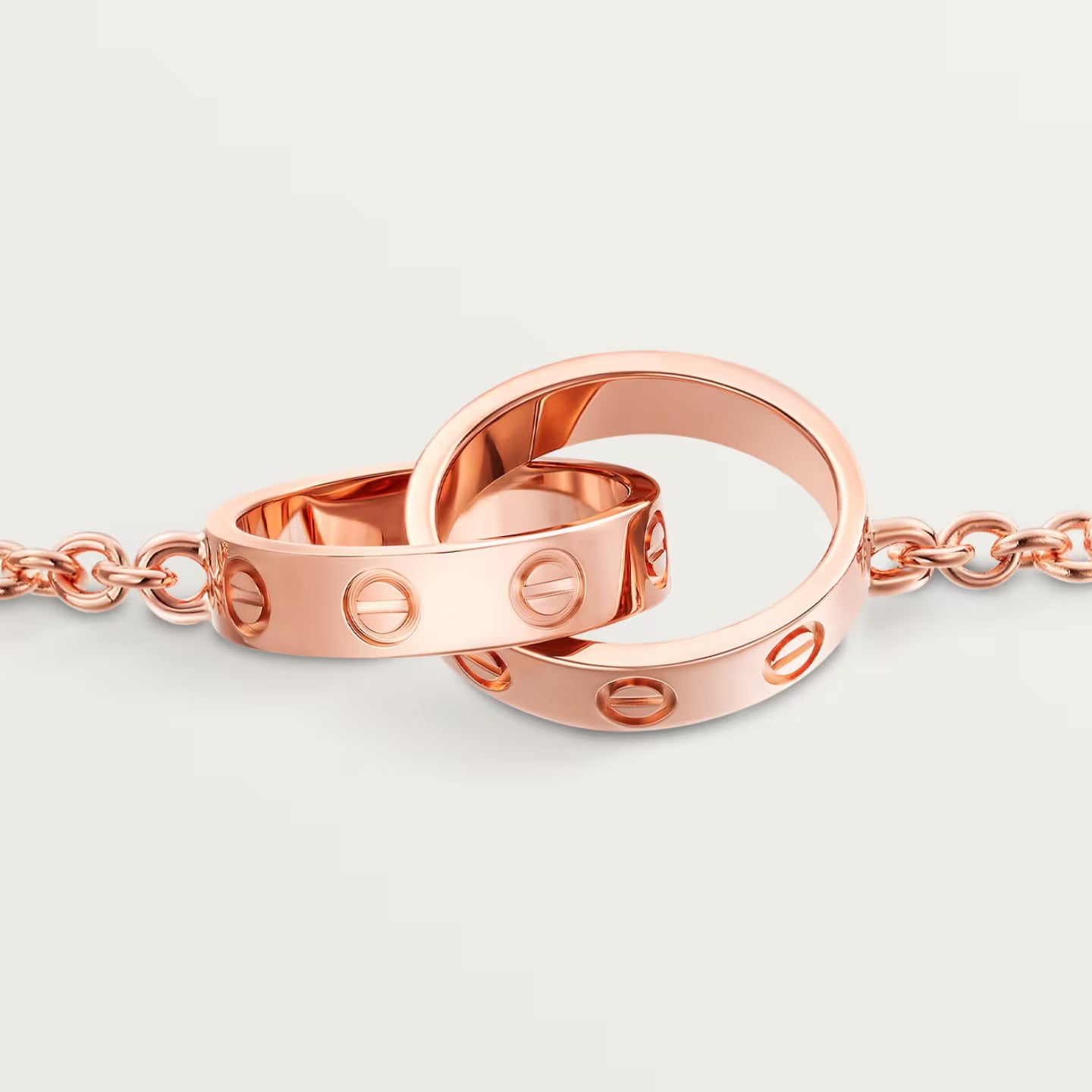 Bracelet LOVE, sur chaîne