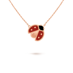 Pendentif Lucky Spring, coccinelle ailes ouvertes