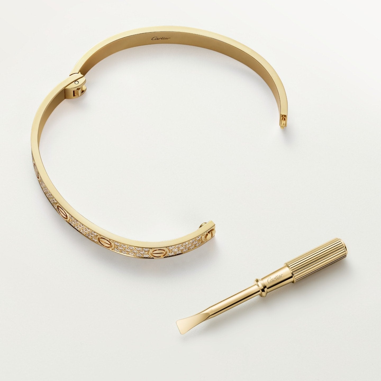 Bracelet LOVE, modèle classique, pavé