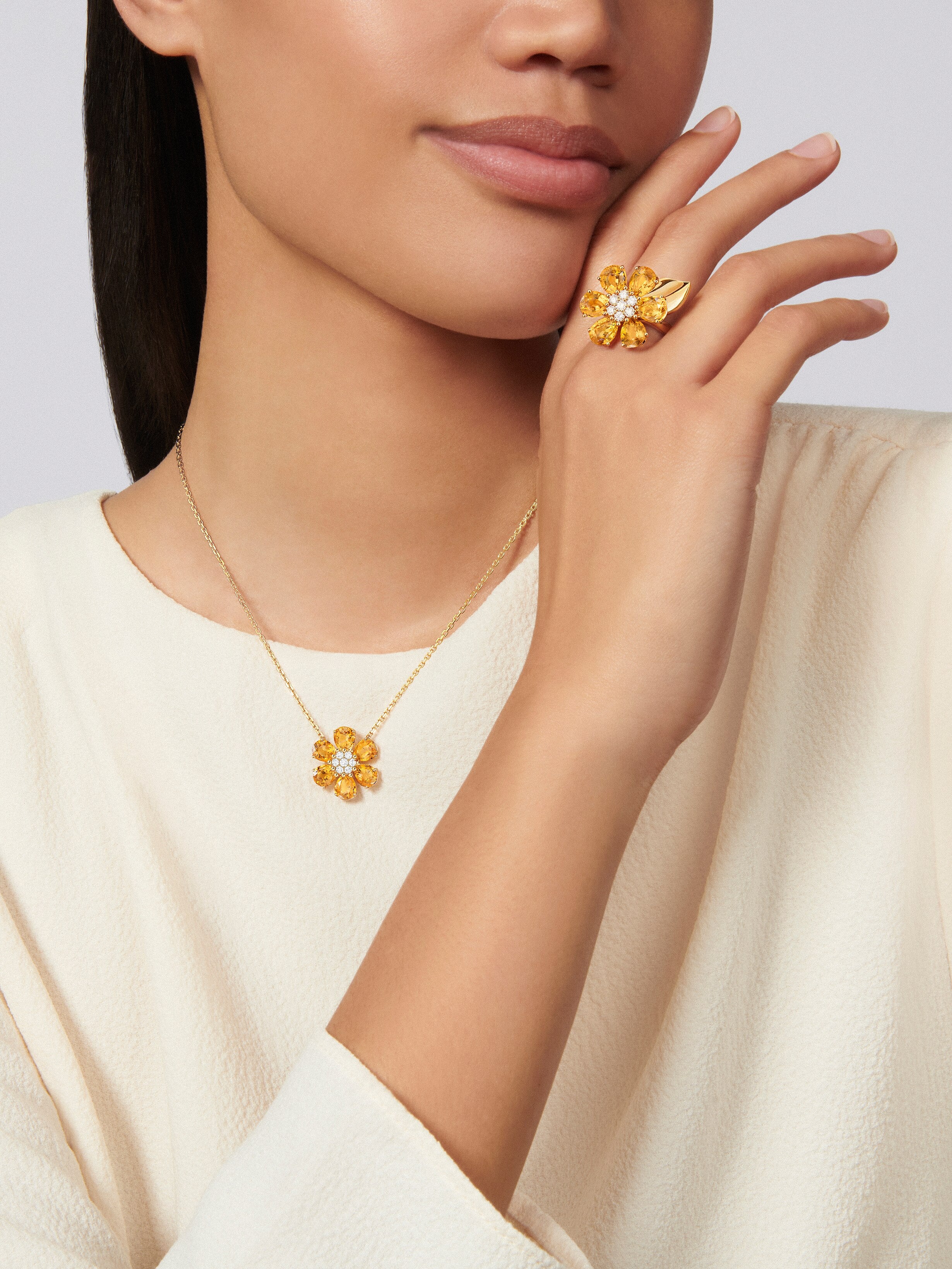 Bague Fleurs d'Hawaï