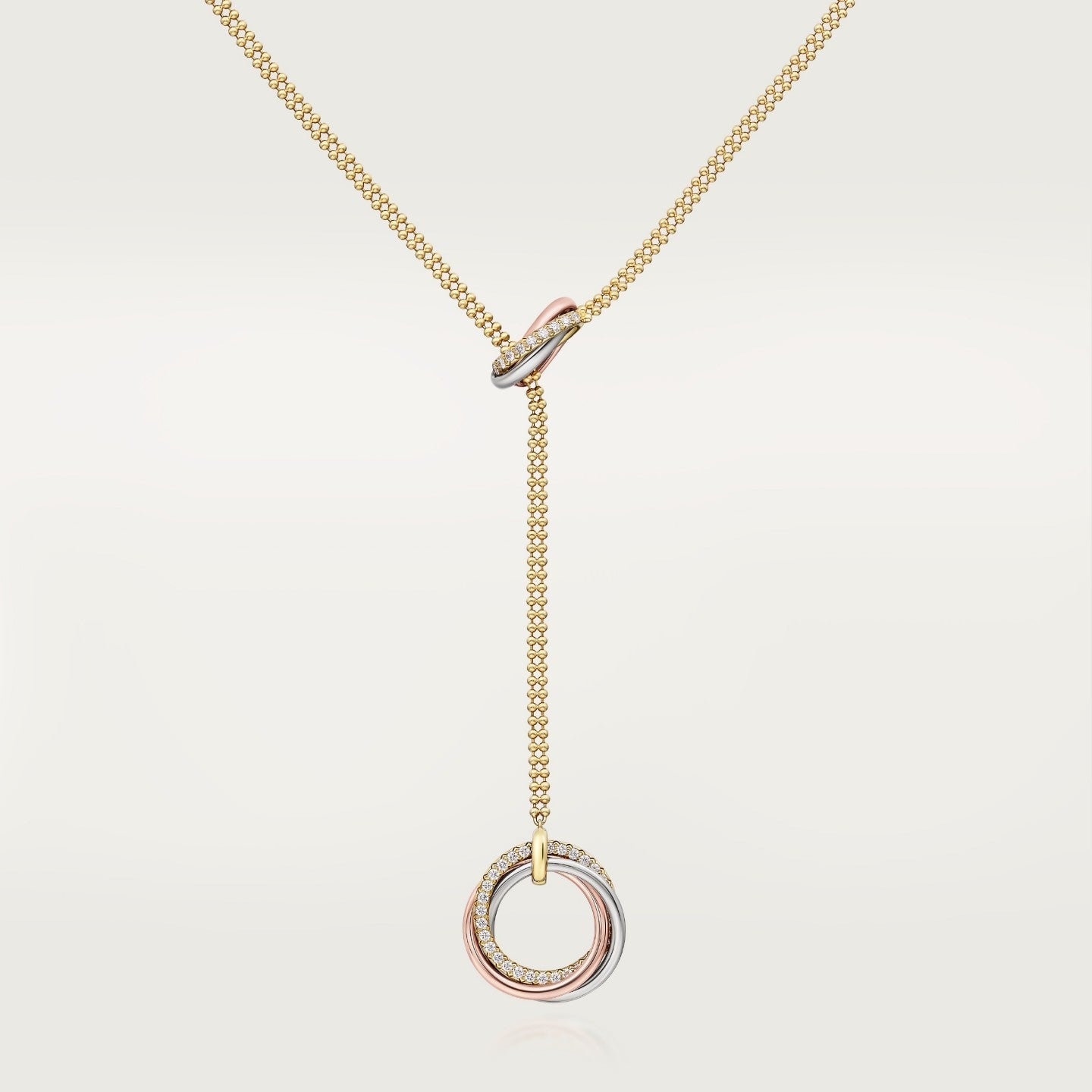 Collier Trinity, diamants