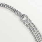 Collier Agrafe, diamants taille brillant, pavé