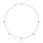 Collier Fleurette, 5 fleurs