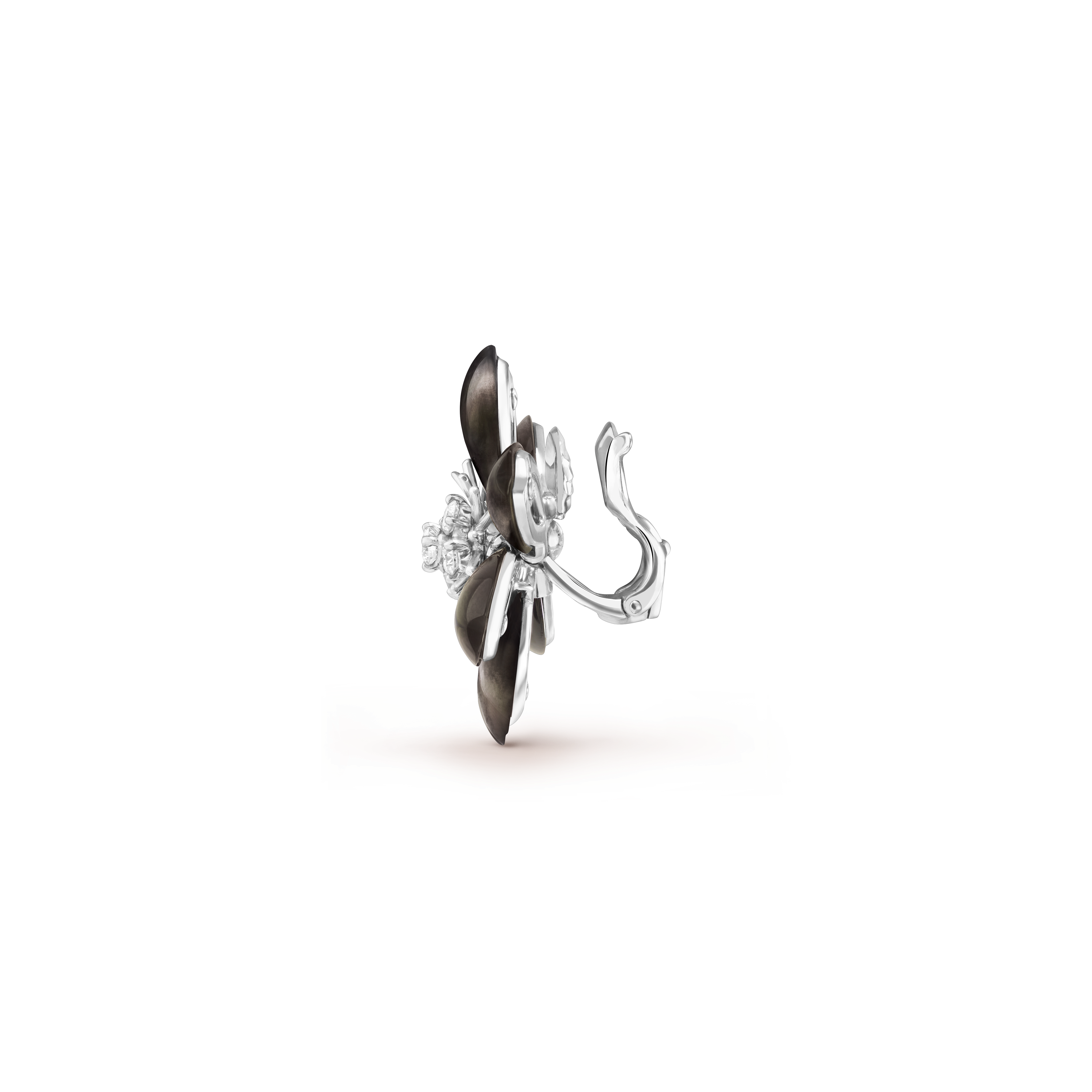 Boucles d'oreilles Rose de Noël petit modèle