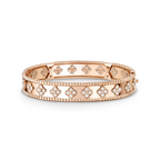 Bracelet Perlée trèfles